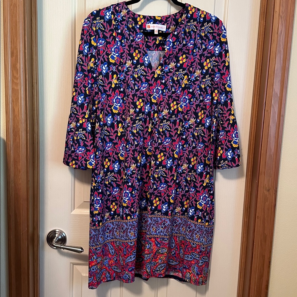 Jude Connally Multicolor Floral Paisley dress, size small